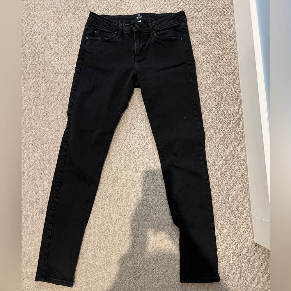 Just Back Skinny Jeans Black Size 29